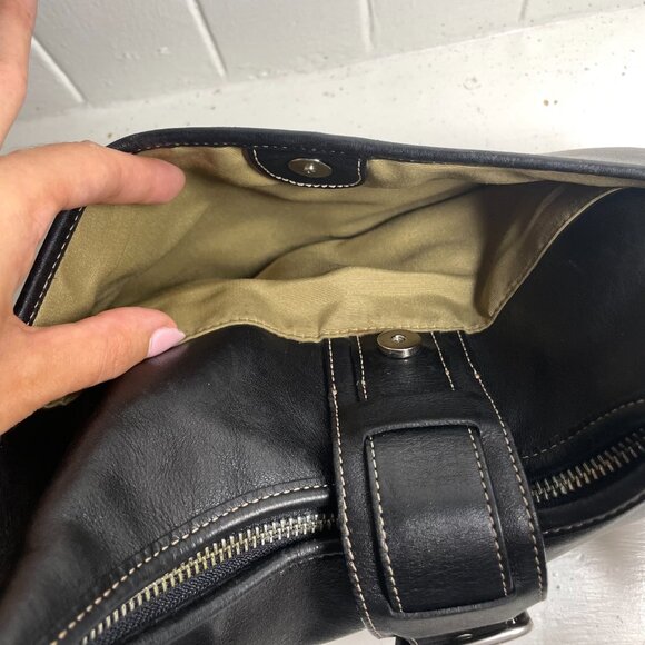 Vintage Coach Hamptons Buckle Hobo Shoulder Bag - 7548 - Black (EUC) - Picture 14 of 14